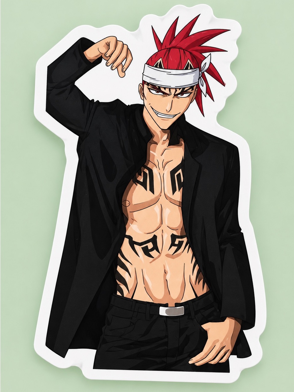 Renji Abarai | Bleach | Anime Vinyl Sticker